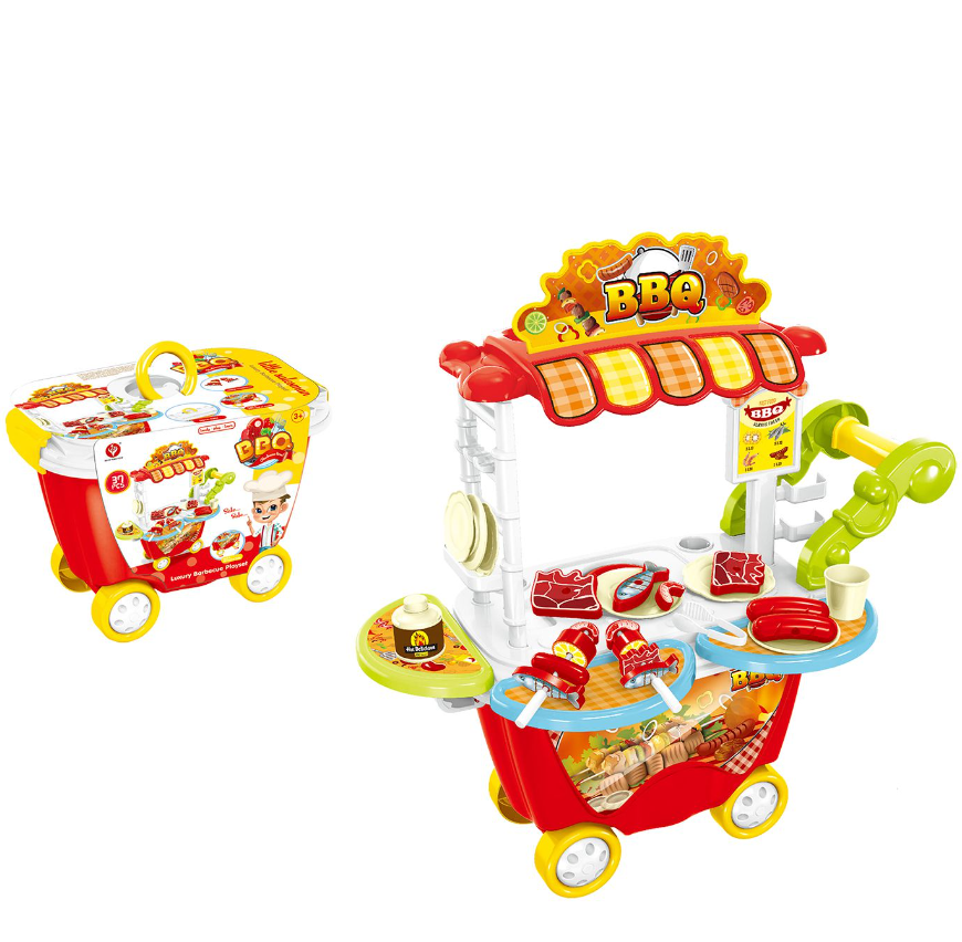 Toy Markt Τρόλεϋ Barbeque 37τμχ 26x18x16εκ. Toy Markt 77-1124 - Toy Markt - 77-1124